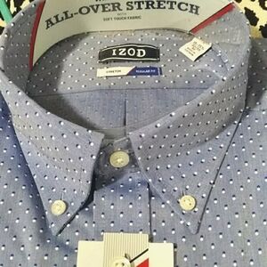 NWT button down long sleeve wrinkle free shirt